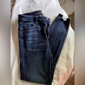 American eagle stretch high waisted skinny jeans